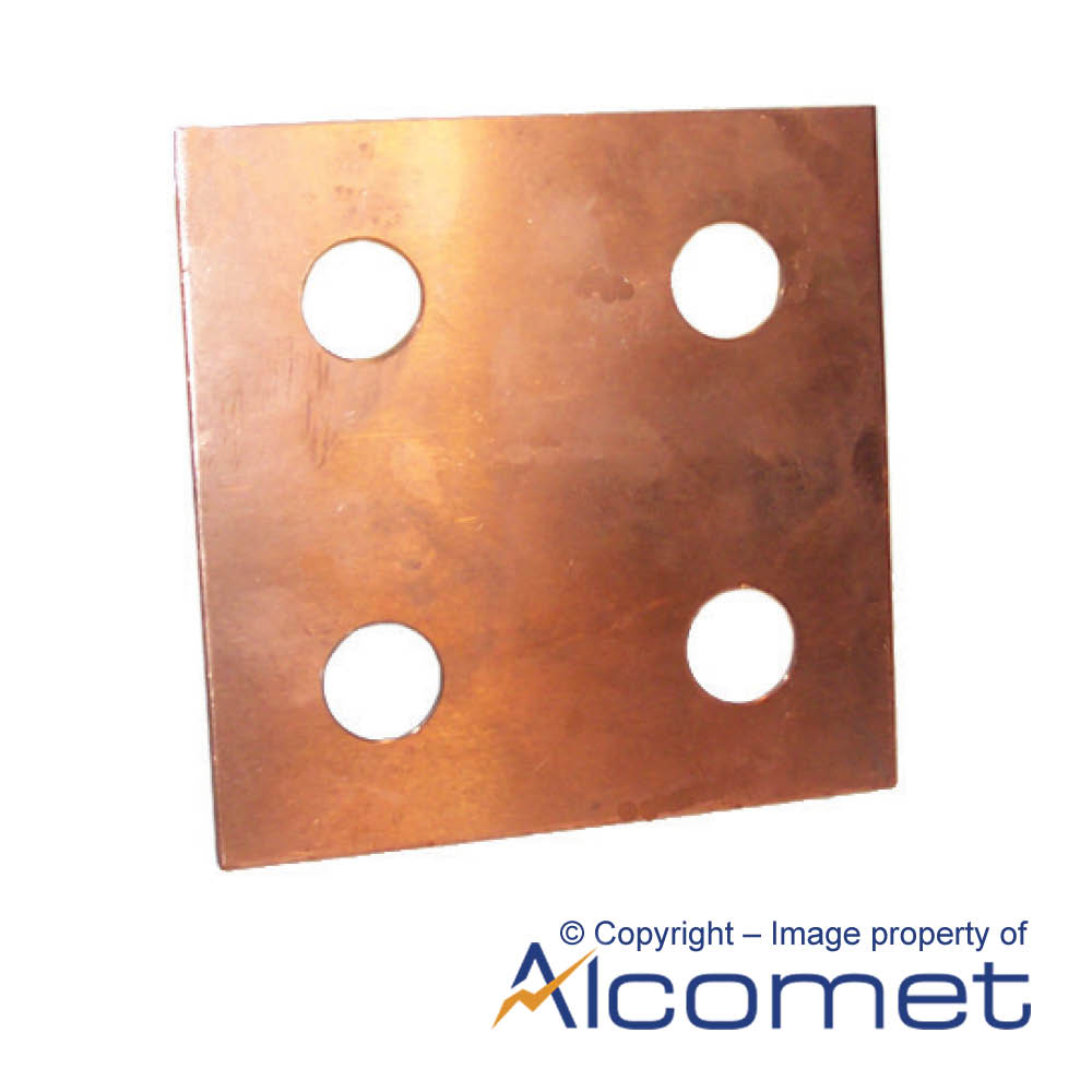 Adapter Plate – 4 Hole – Copper
