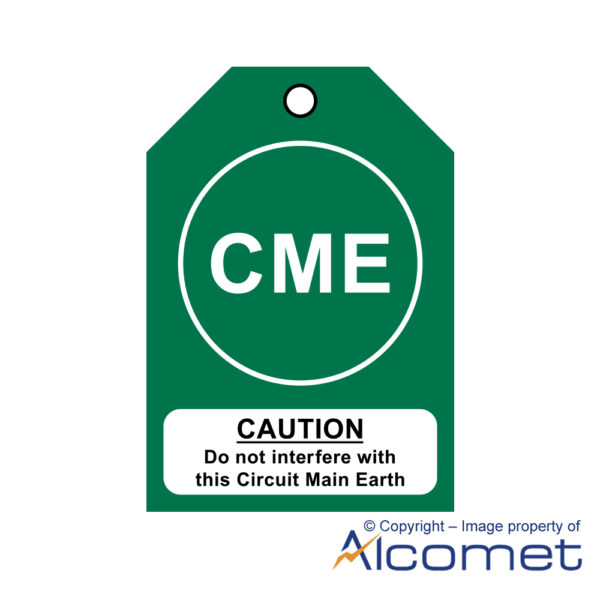 Caution - Do Not Interfere With This Circuit Main Earth | Alcomet
