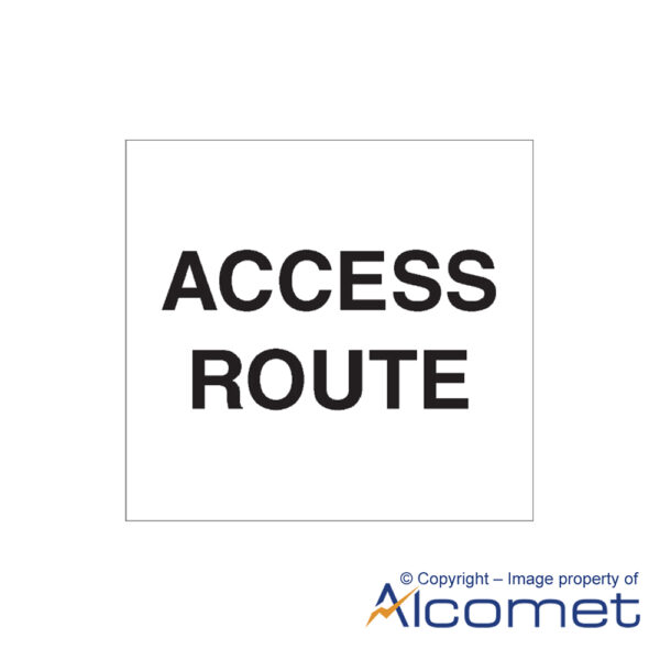 Access Route Sign | Demarcation | Substation | Alcomet